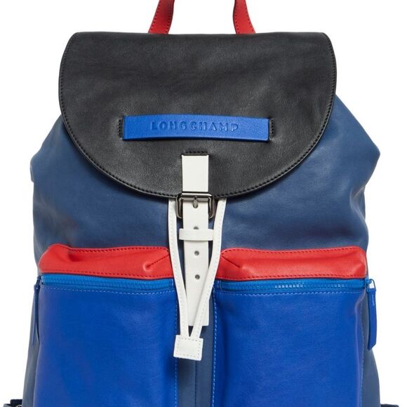 Longchamp Newest Edition Leather Quality Backpack Color Block main image 12